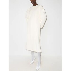 Tibi Dropped Shoulder Puff Sleeve Dress